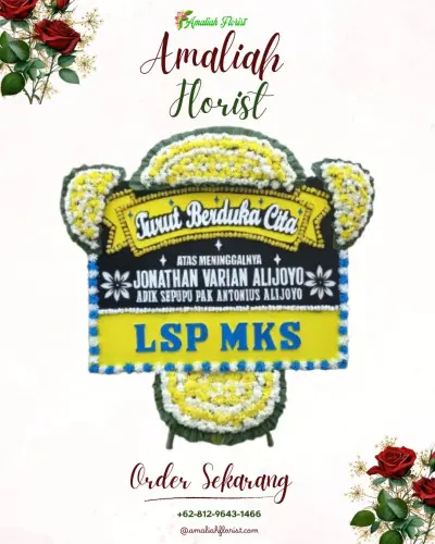 Papan Bunga Duka pemurus luar