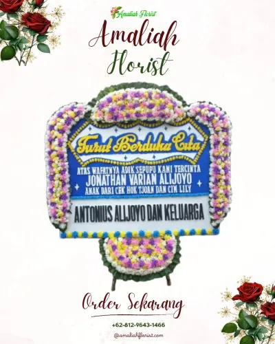 Papan Bunga Duka pemurus luar