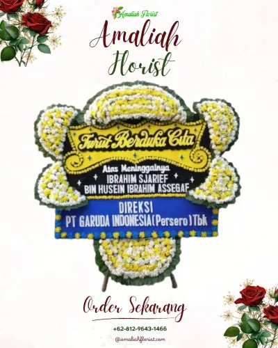 Papan Bunga Duka pemurus luar